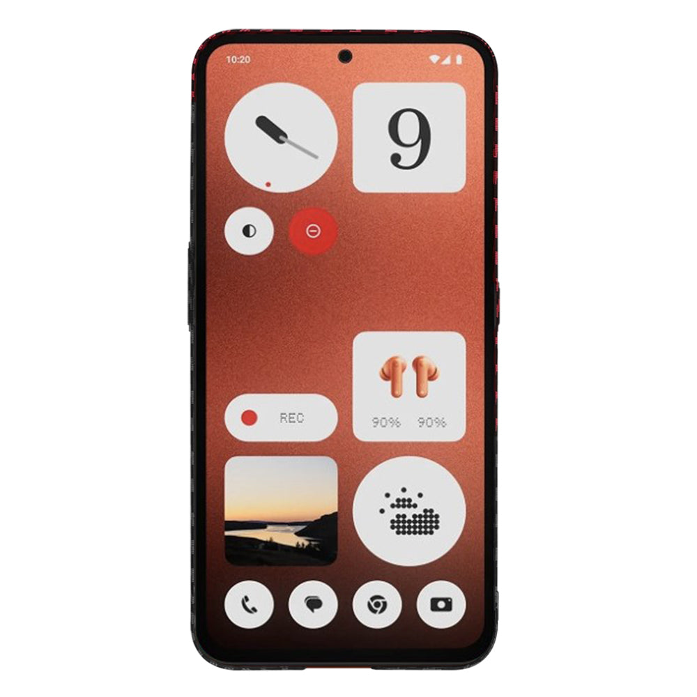 Techsuit - Carbonite FiberShell - Nothing CMF Phone 1 - Red Vortex