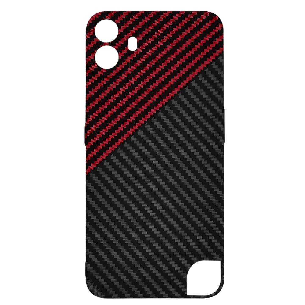 Techsuit - Carbonite FiberShell - Nothing CMF Phone 1 - Red Vortex