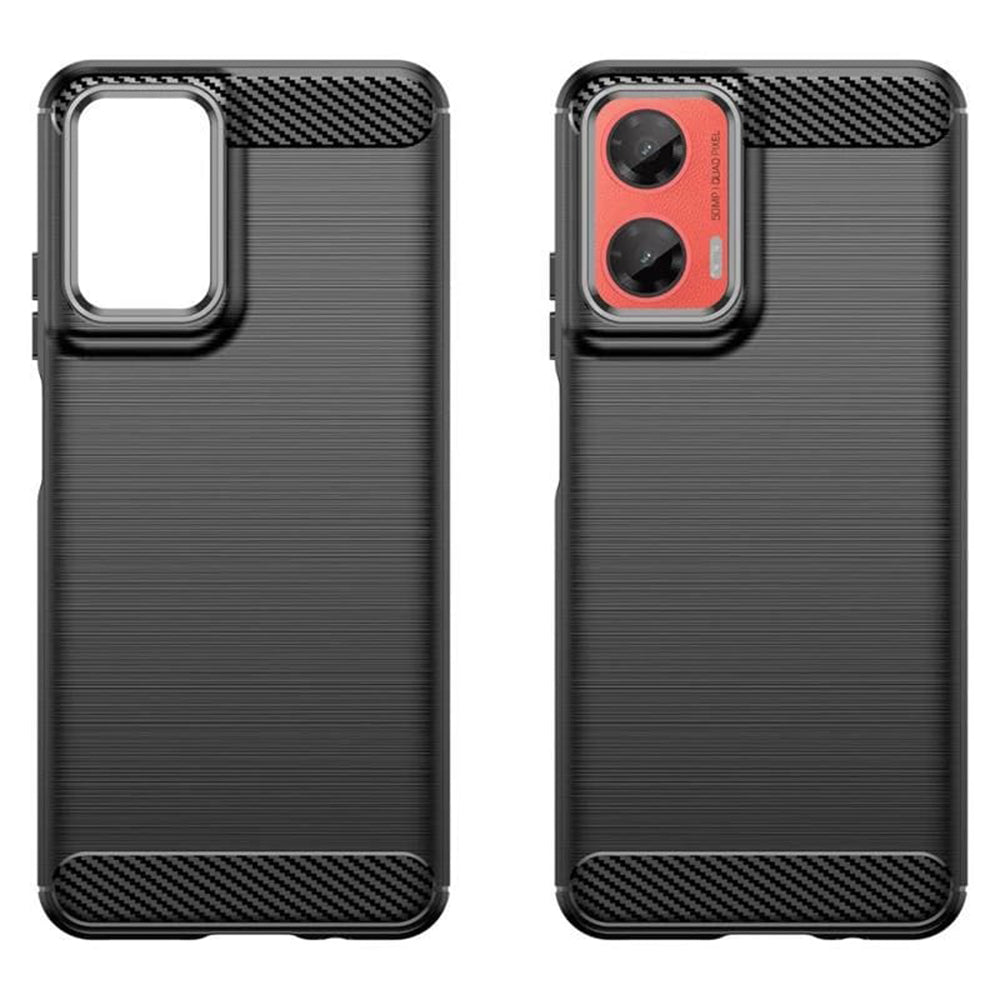 Techsuit - Carbon Silicone - Motorola Moto G55 - Black
