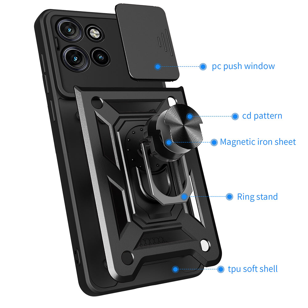 Techsuit - CamShield Series - Motorola Edge 50 Neo / Edge 60 Neo / Motorola ThinkPhone 25 - Black