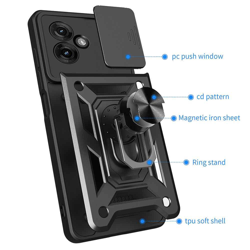Techsuit - CamShield Series - Motorola Moto G55 - Black