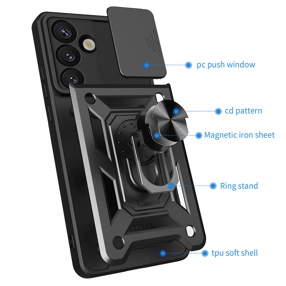Techsuit - CamShield Series - Samsung Galaxy S25 - Black