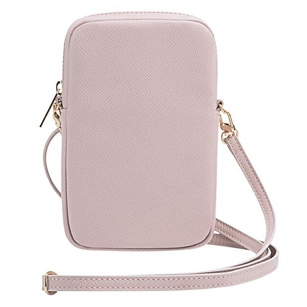 Guess - Universal Phone Pouch Zip Triangle 4G (GUWBZPGSTEGP) - Universal, Adjustable Strap, Zip Closure - Pink