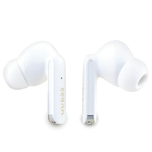 Guess - Wireless Earbuds (GUTWSHDGKEED) - Bluetooth 5.3, TWS, USB-C, with Docking Station, IPX4 - Glitter Gold Gradient