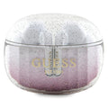 Guess - Wireless Earbuds (GUTWSHDGKEEP) - Bluetooth 5.3, TWS, USB-C, with Docking Station, IPX4 - Glitter Pink Gradient