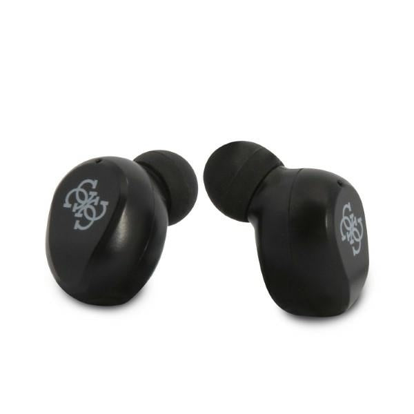 Guess - Wireless Earbuds (GUTWST31EK) - Bluetooth 5.0, TWS, USB-C, with LED Display, Docking Station, IPX4 - Black