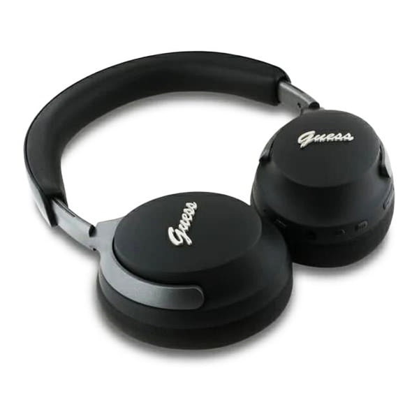 Guess - Wireless Headphones Metal Script Logo (GUBHC22PSFCSMK) - Bluetooth, ANC, On-ear - Black