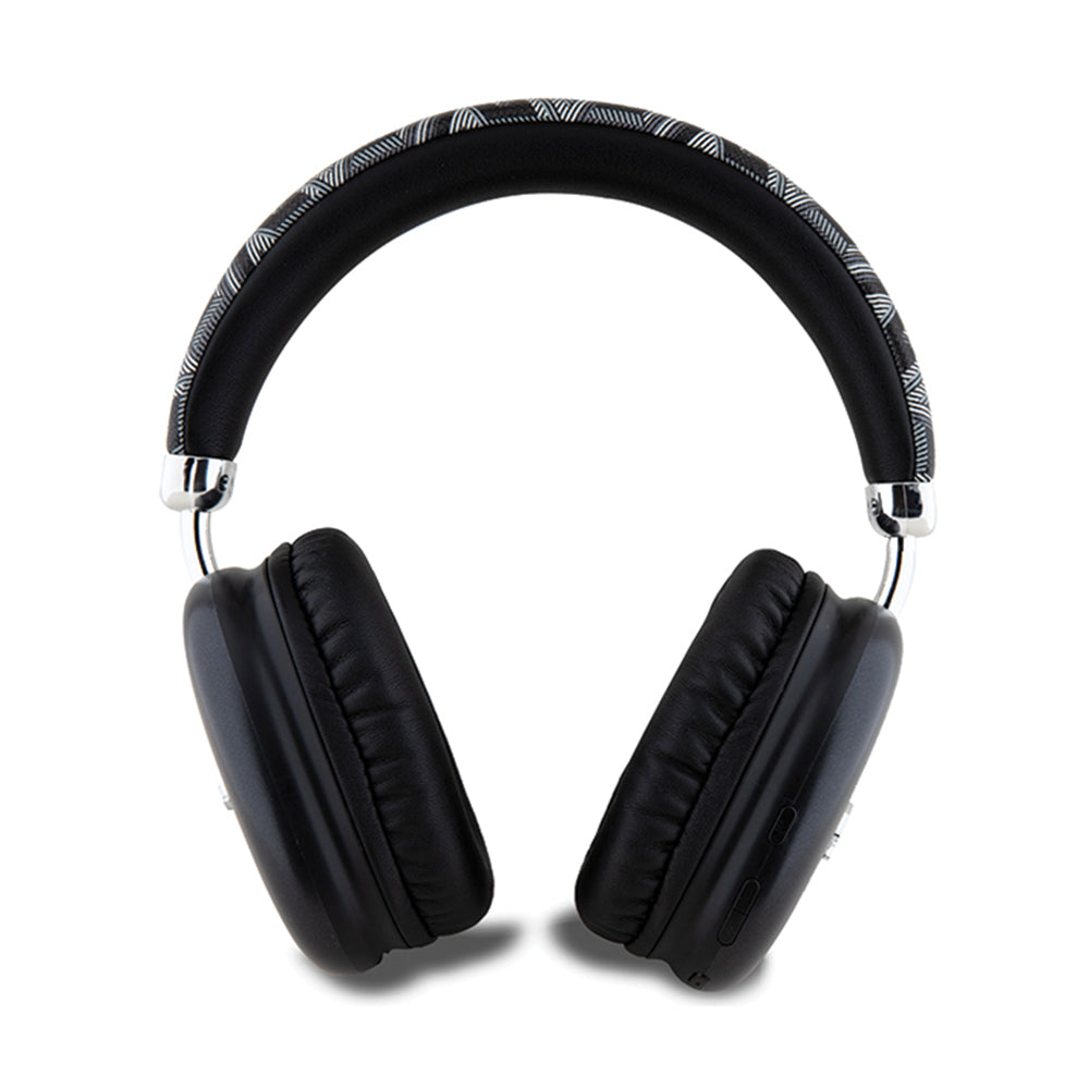 Guess - Wireless Headphones GCUBE Metallic Script Logo (GUBHK1GCTCSK) - Over-ear Headset, Bluetooth 5.3, 400mAh - Black