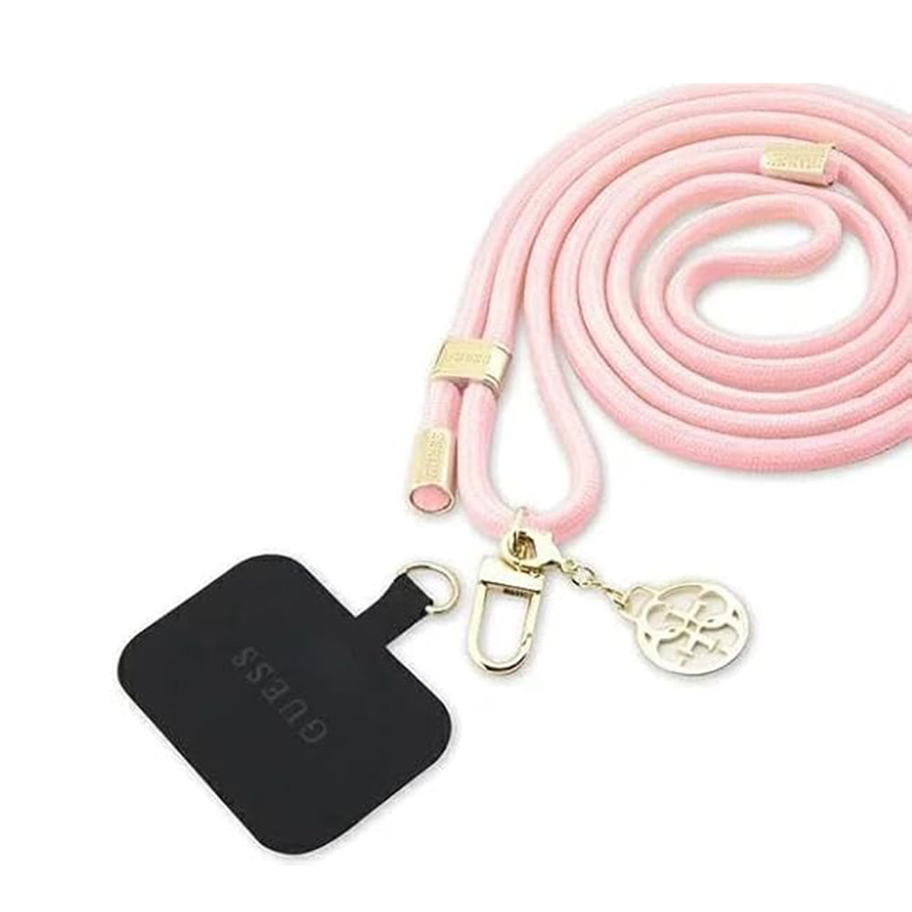 Guess - Crossbody Cord (GUOUCNMG4EP) - Universal, Nylon - Pink