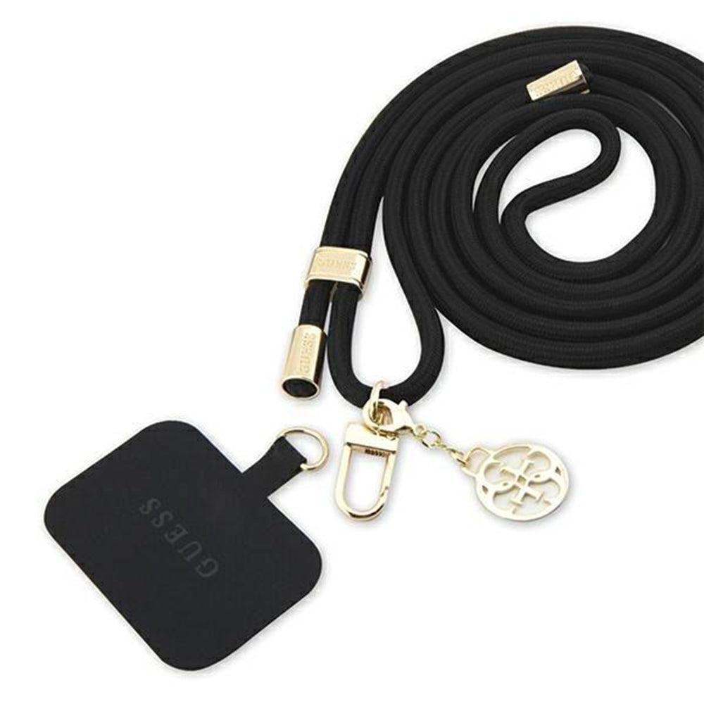 Guess Suport Guess Crossbody Cord (GUOUCNMG4EK), Universal, Nylon, Negru