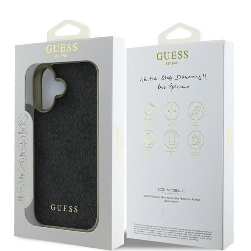 Guess - Hardcase 4G Charms Collection (GUHCP16MGF4GGR) - iPhone 16 Plus - Black