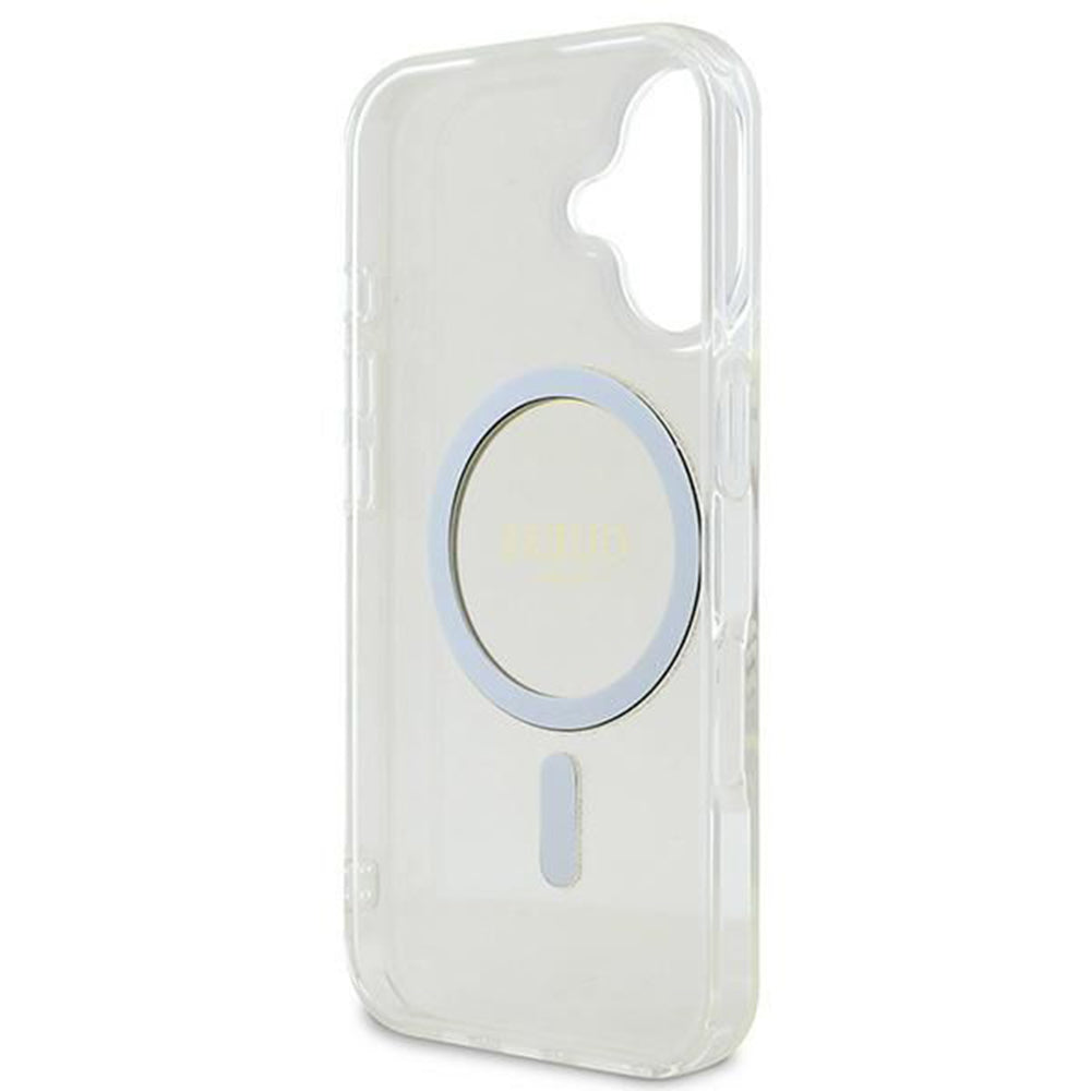 Guess - IML Glitter Circle MagSafe (GUHMP16SHFGERET) - iPhone 16 - Clear