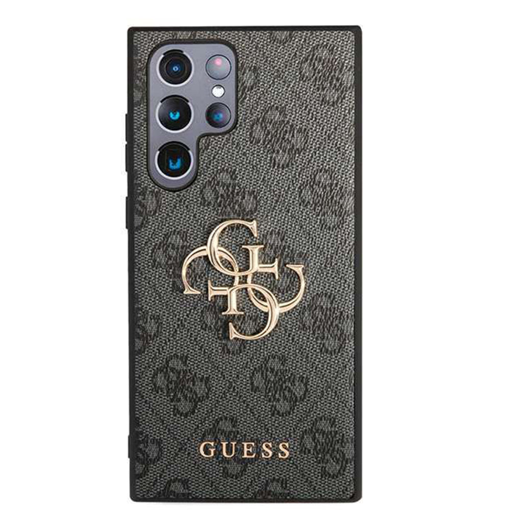 Husa de protectie Guess Leather 4G compatibil cu Samsung Galaxy S24 Ultra, Negru