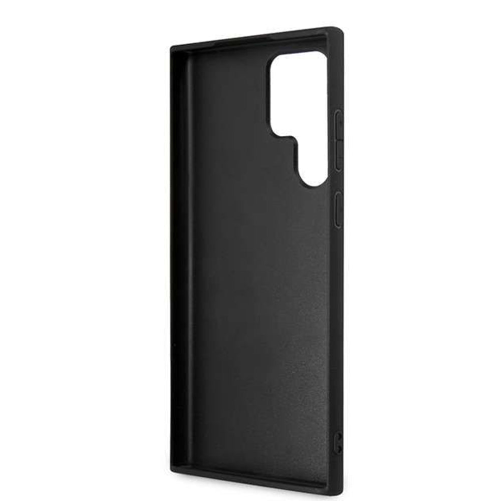 Husa de protectie Guess Leather 4G compatibil cu Samsung Galaxy S24 Ultra, Negru