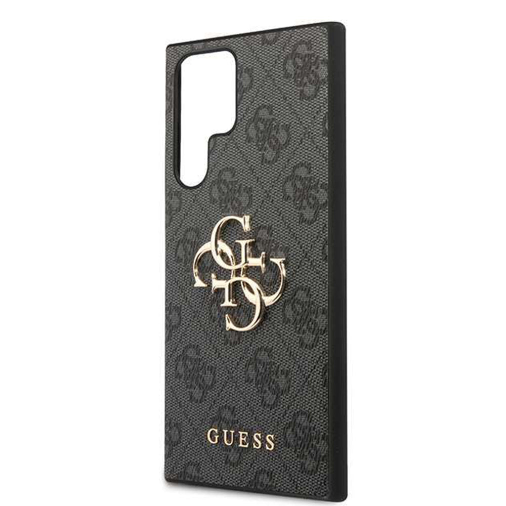 Husa de protectie Guess Leather 4G compatibil cu Samsung Galaxy S24 Ultra, Negru