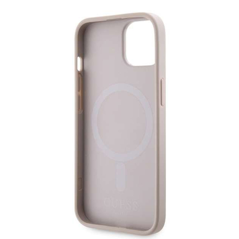 Guess - GCube Stripes MagSafe (GUHMP14SHGCFSEP) - iPhone 14 - Pink
