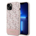 Guess - GCube Stripes MagSafe (GUHMP14SHGCFSEP) - iPhone 14 - Pink