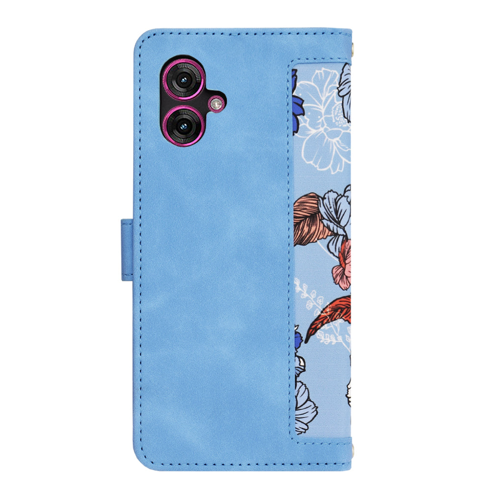 Techsuit - FlipCraft - Motorola Moto G55 - Vibrant Blue