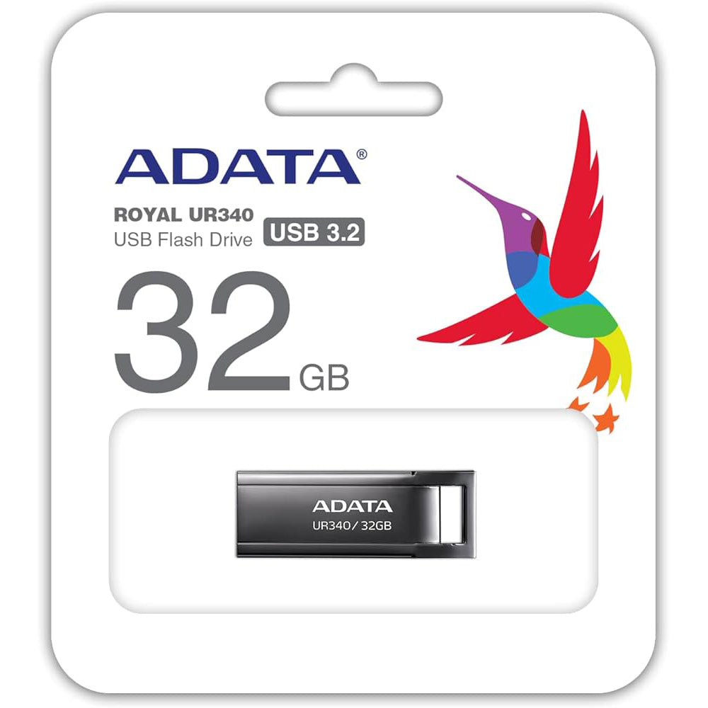 Stick Memorie Adata AROY-UR340-32GBK, 32GB, USB 3.2, Negru