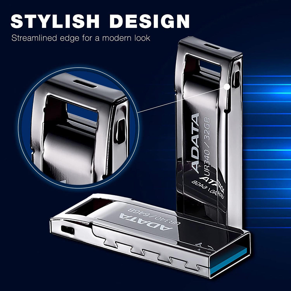 Stick Memorie Adata AROY-UR340-32GBK, 32GB, USB 3.2, Negru