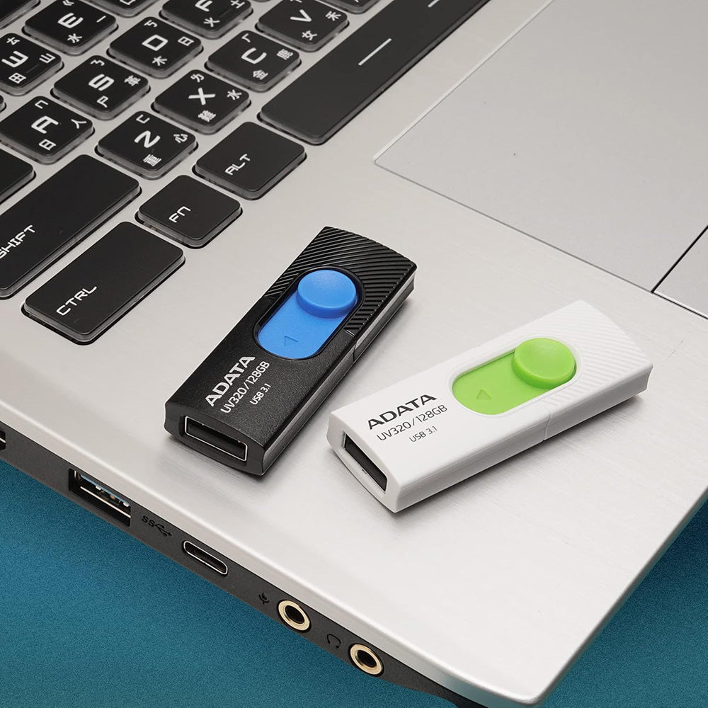 Stick Memorie Adata AUV320 (AUV320-32G-RBKBL), USB 3.1, 32GB, Negru