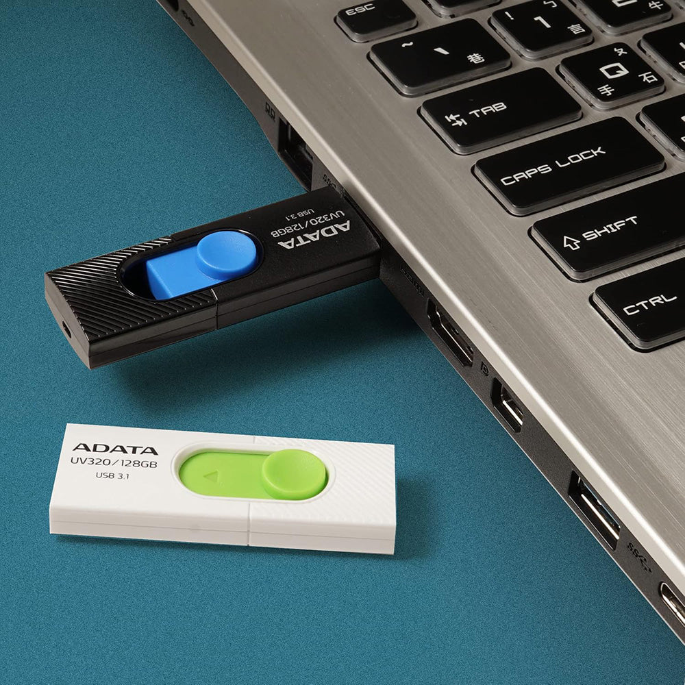 Stick Memorie Adata AUV320 (AUV320-32G-RBKBL), USB 3.1, 32GB, Negru