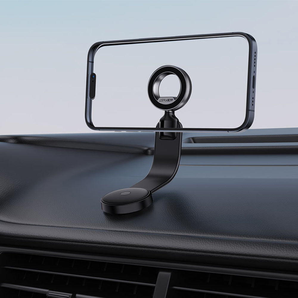 Acefast - Car Holder (D36) - Magnetic Grip, 360° Rotation, for Dashboard - Black