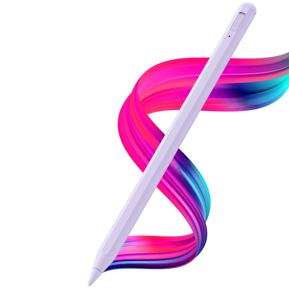Techsuit - Stylus Pen (AC10SH) - for iPad, Bluetooth, Type-C, 125mAh, Palm Rejection, Replaceable Apple Nib - Mystic Lil