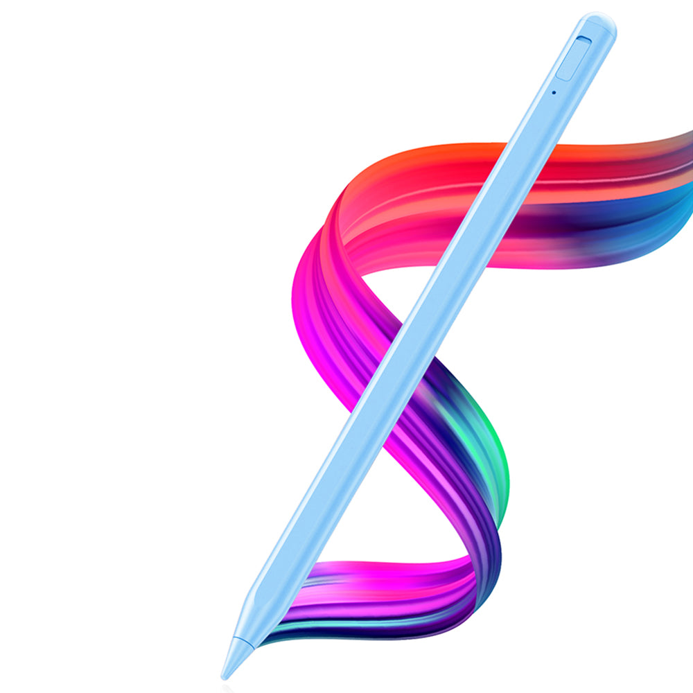 Techsuit - Stylus Pen (AC10SH) - for iPad, Bluetooth, Type-C, 125mAh, Palm Rejection, Replaceable Apple Nib - Serenity B