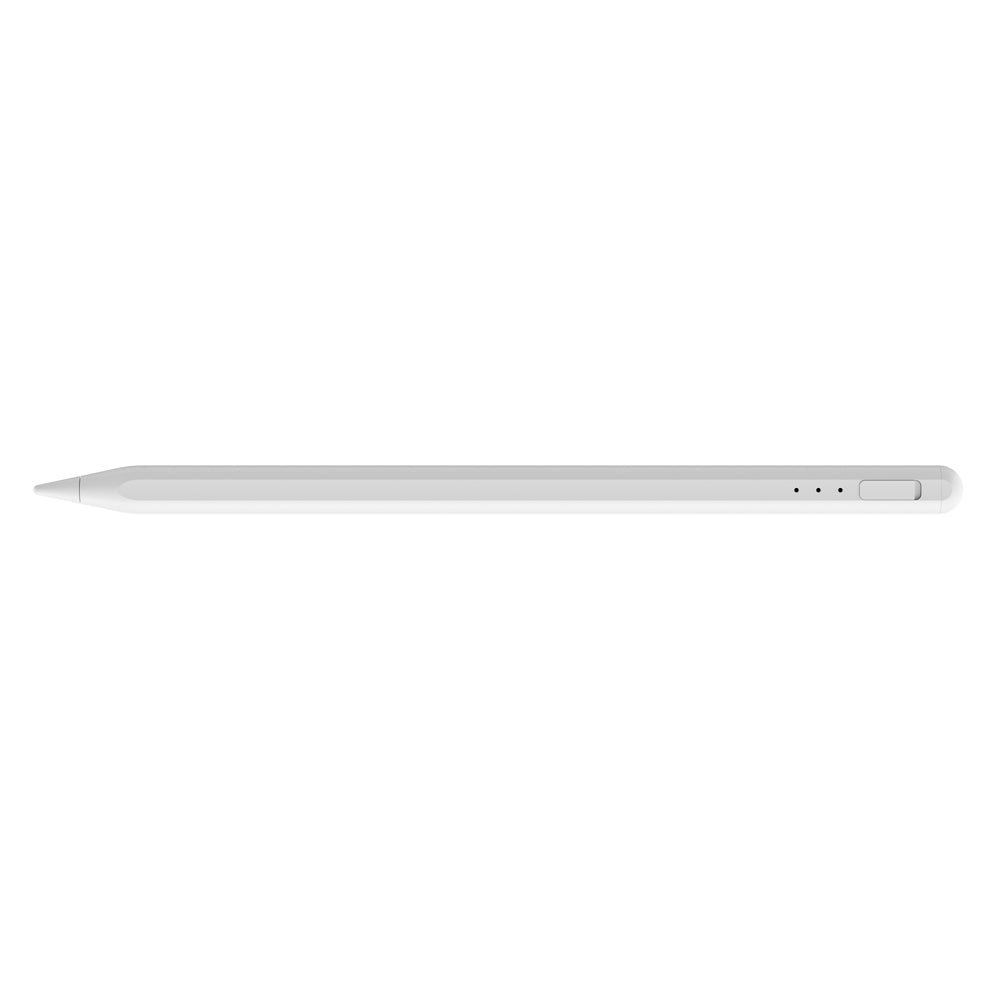 Techsuit - Stylus Pen (AX10-T) - for iPad, Type-C, Palm Rejection, Tilt Sensitivity, Side Adsorption, 125mAh - White