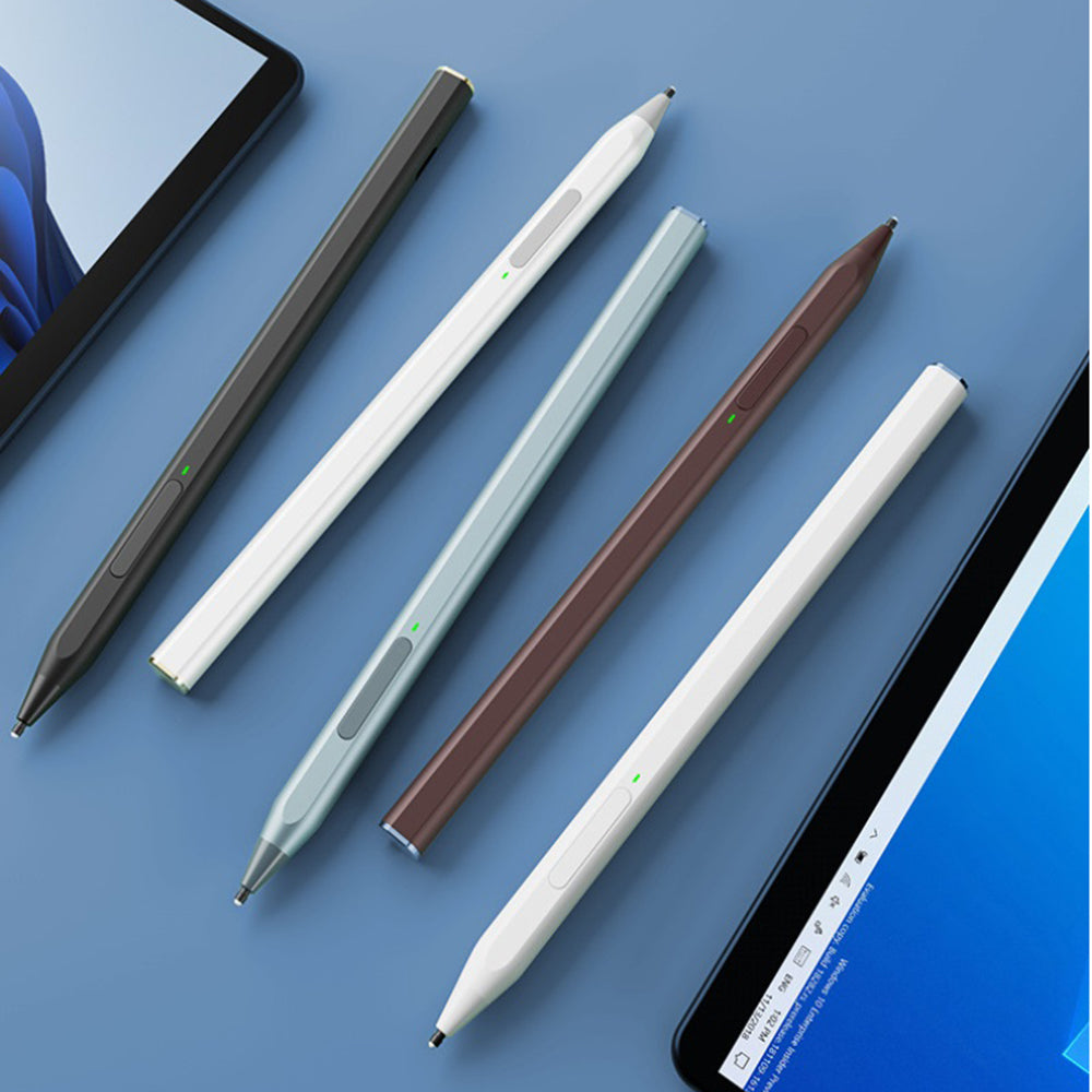 Techsuit - Stylus Pen (C581-C) - Microsoft Surface, Type-C, Palm Rejection, Tilt Sensitivity, Side Adsorption, 90mAh - B