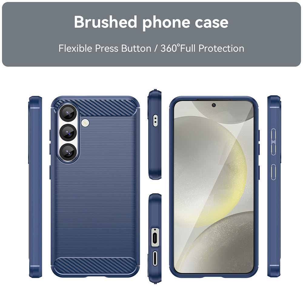 Techsuit - Carbon Silicone - Samsung Galaxy S25 Plus - Blue