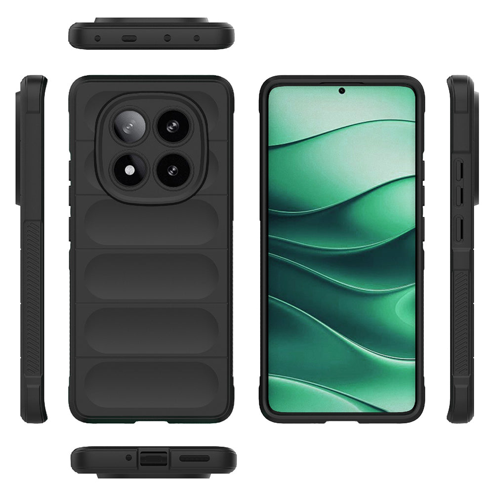 Techsuit - Magic Shield - Xiaomi Redmi Note 14 Pro 5G / Poco X7 - Black