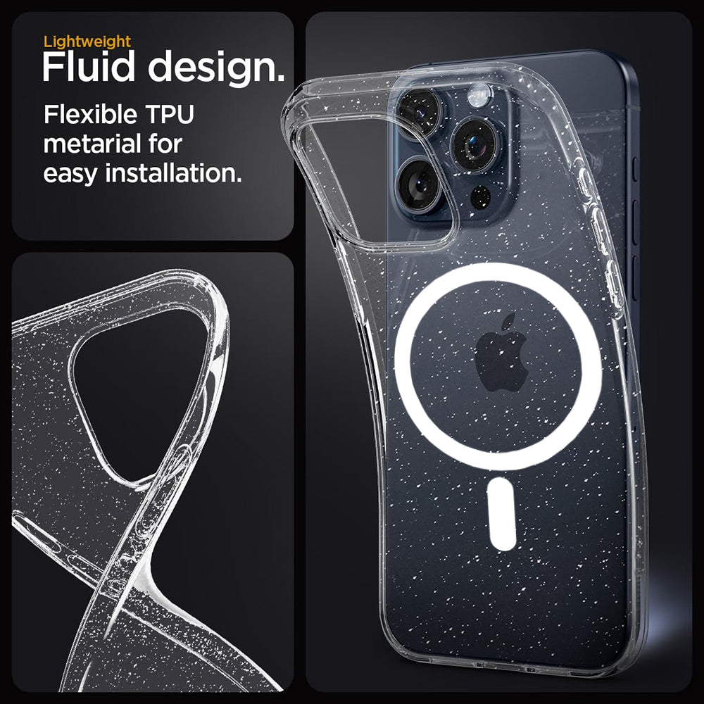 Techsuit - SparkleSkin MagSafe Series - iPhone 12 Pro Max - Clear