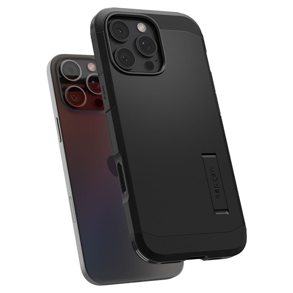 Spigen Husa de protectie Spigen Tough Armor T MagSafe (ACS08503) compatibil cu iPhone 16 Pro Max, Negru – imagine 7