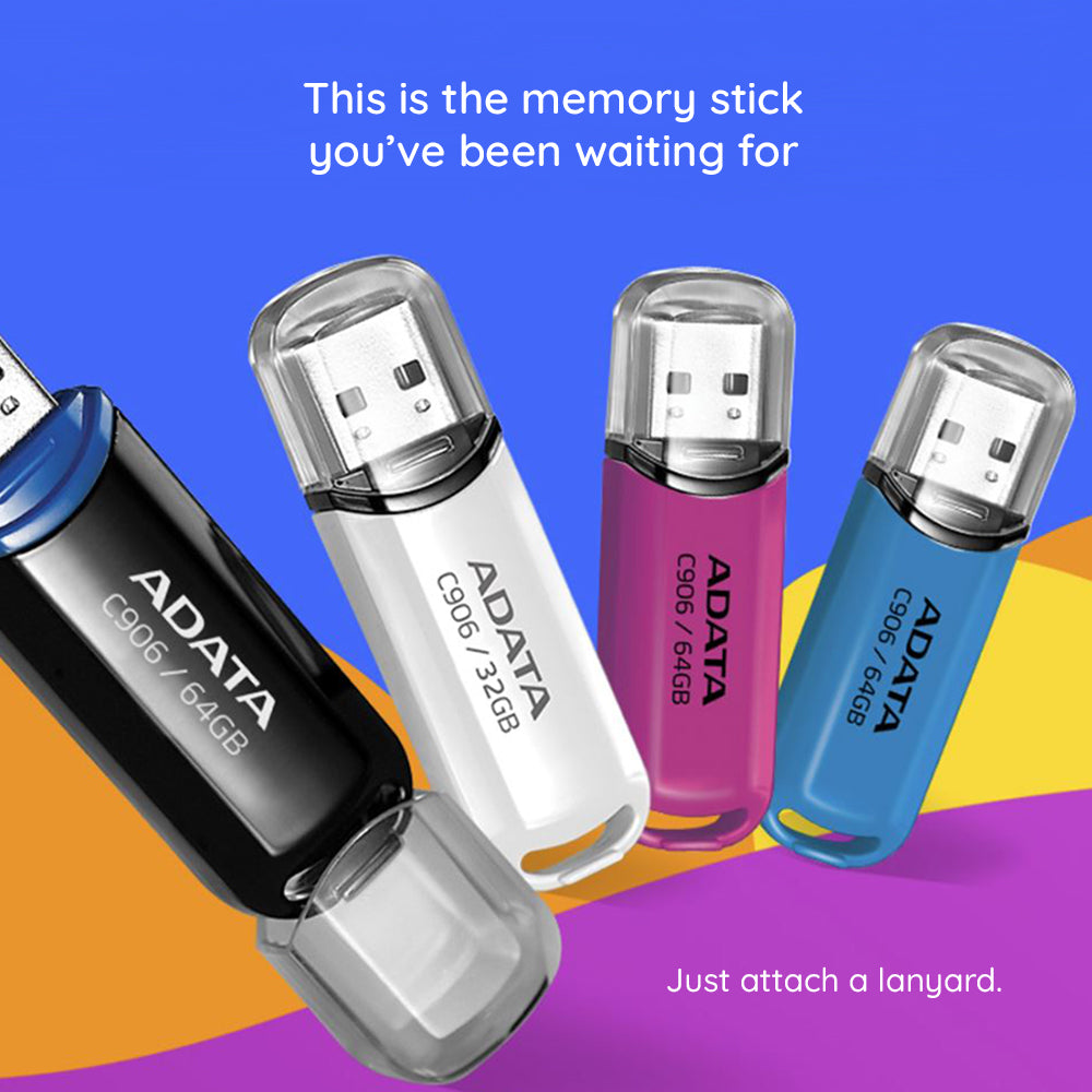 Stick de Memorie Adata AC906 32GB USB 2.0 Alb