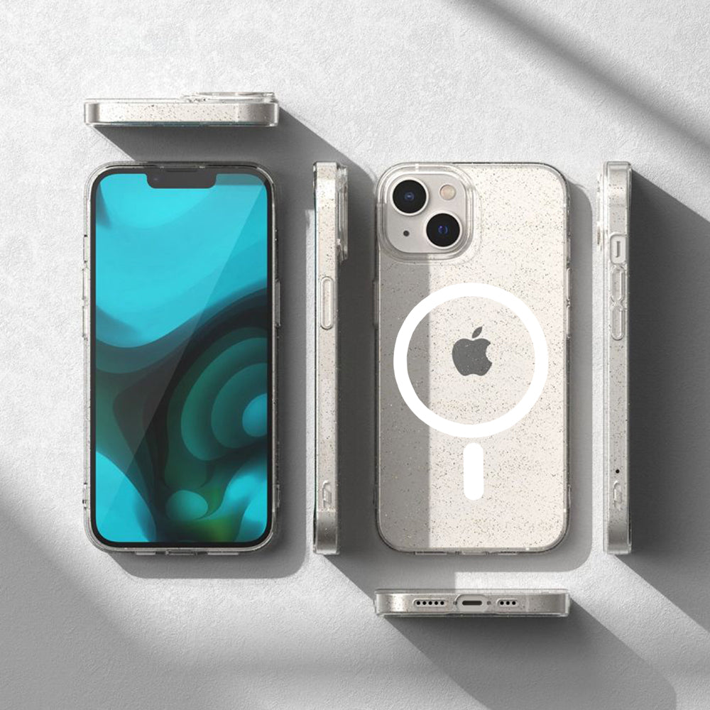 Techsuit - SparkleSkin MagSafe Series - iPhone 13 Pro - Clear