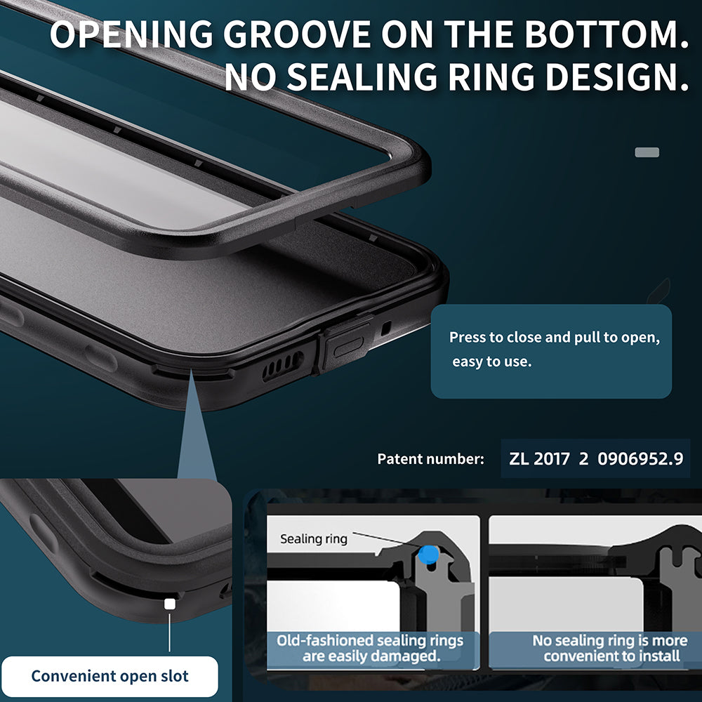 ShellBox - Waterproof IP68 Case - Samsung Galaxy A16 4G / A16 5G - Black