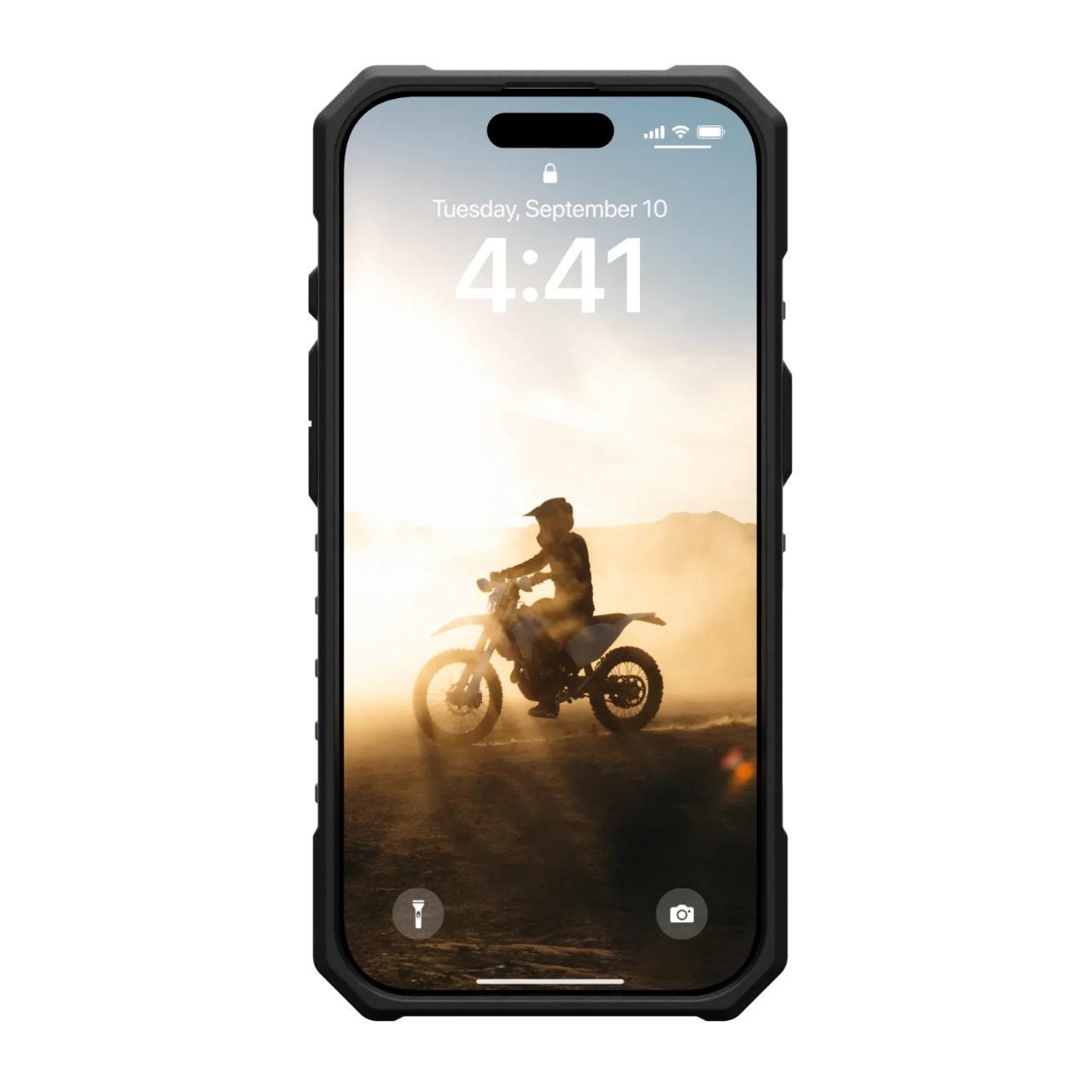UAG - Pathfinder Clear MagSafe - iPhone 16 Pro - Ice / Silver