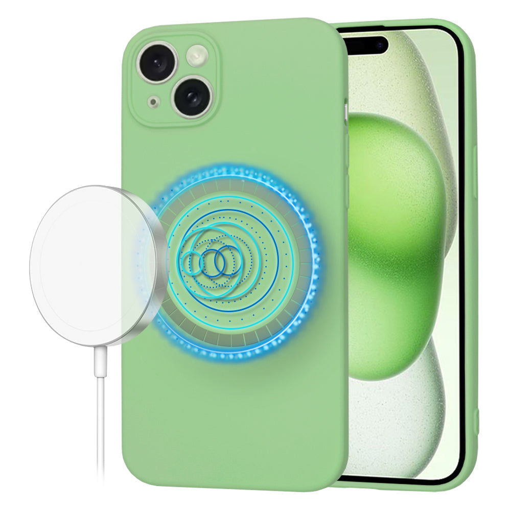 Techsuit - SoftFlex MagSafe - iPhone 15 Plus - Mint Green