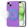 Techsuit - SoftFlex MagSafe - iPhone 15 Plus - Purple