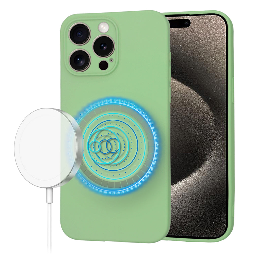 Techsuit - SoftFlex MagSafe - iPhone 15 Pro Max - Mint Green