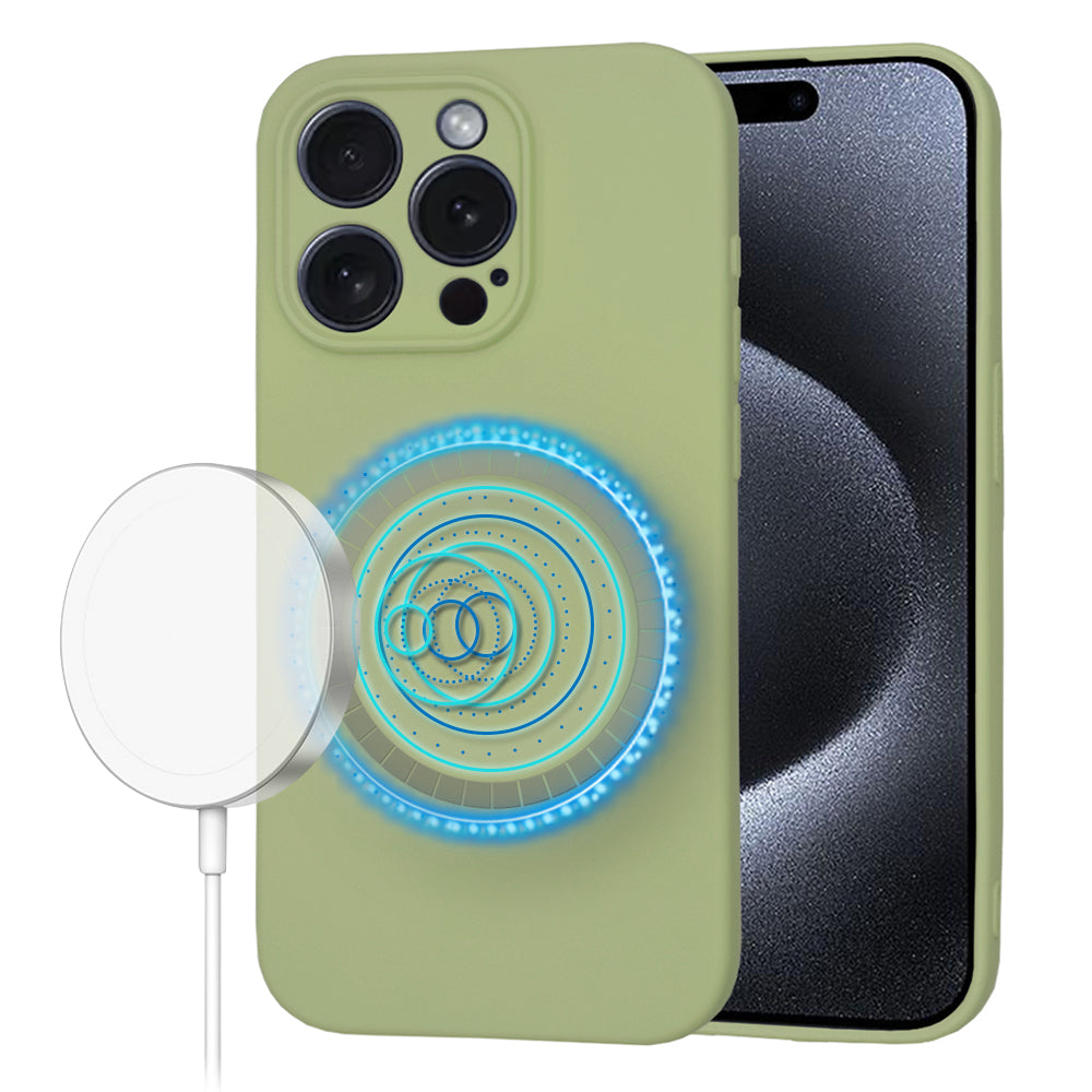 Techsuit - SoftFlex MagSafe - iPhone 15 Pro - Matcha