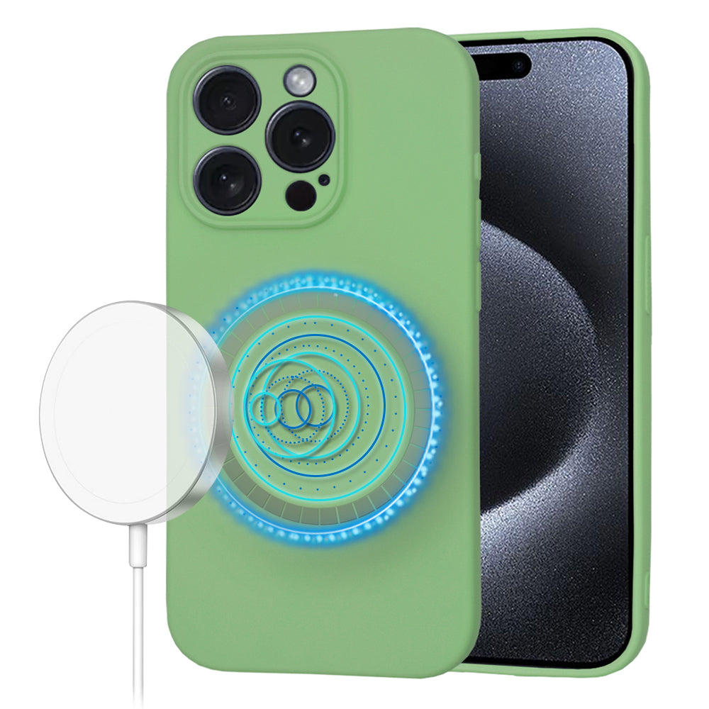 Techsuit - SoftFlex MagSafe - iPhone 15 Pro - Mint Green