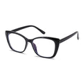 Techsuit - Anti-Blue Light Glasses Reflex PC (PC28016-C1) - Cat Eye - Black