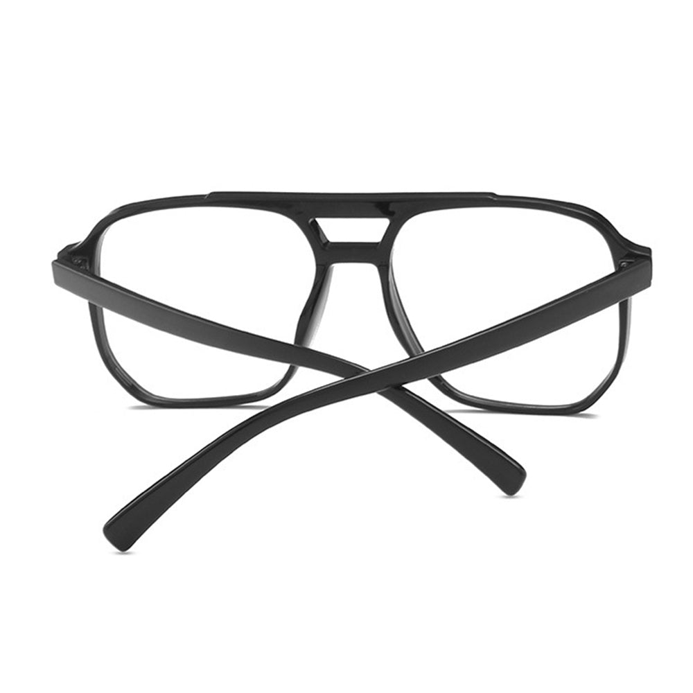 Techsuit - Anti-Blue Light Glasses Reflex PC (PC28014-C1) - Square - Black