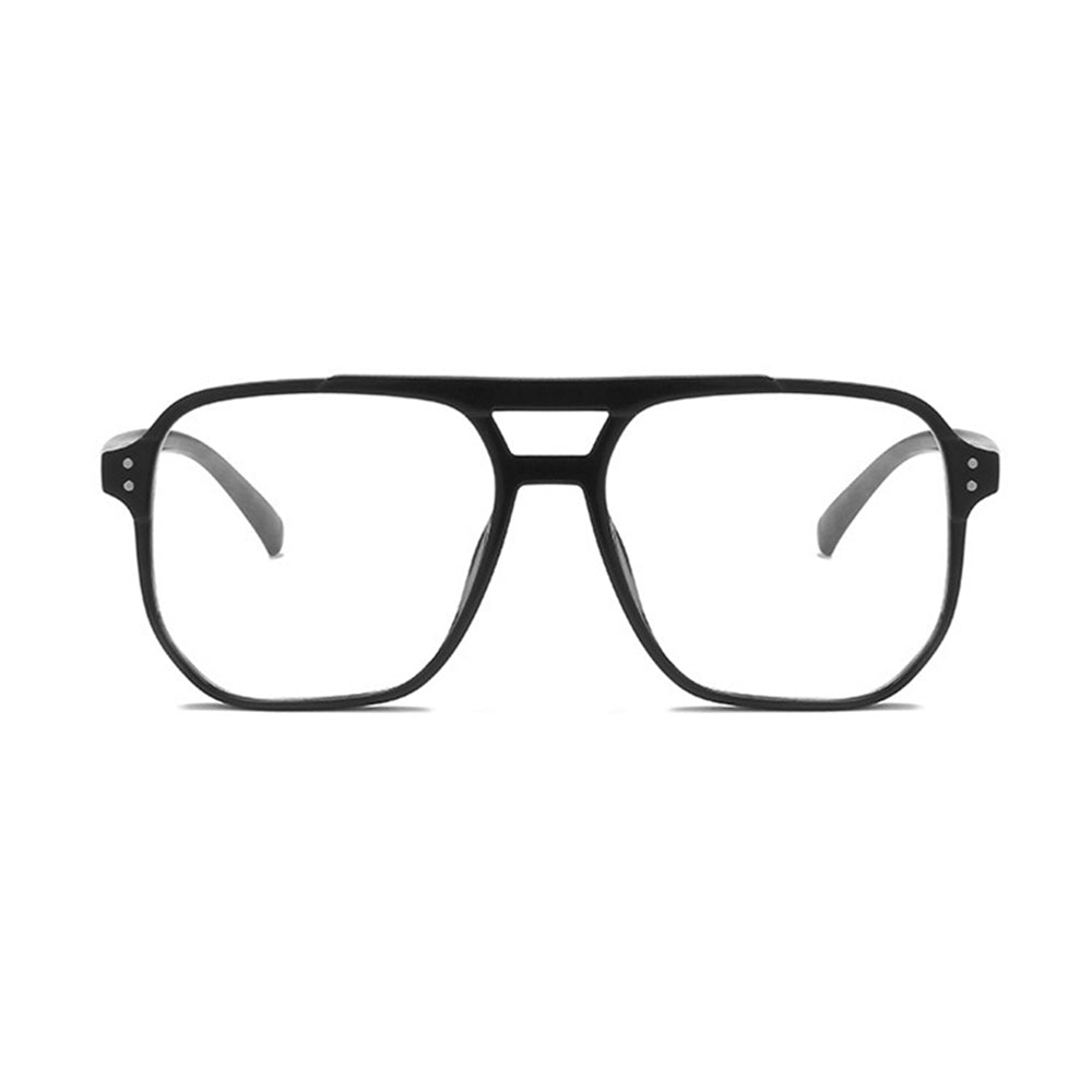 Techsuit - Anti-Blue Light Glasses Reflex PC (PC28014-C1) - Square - Black
