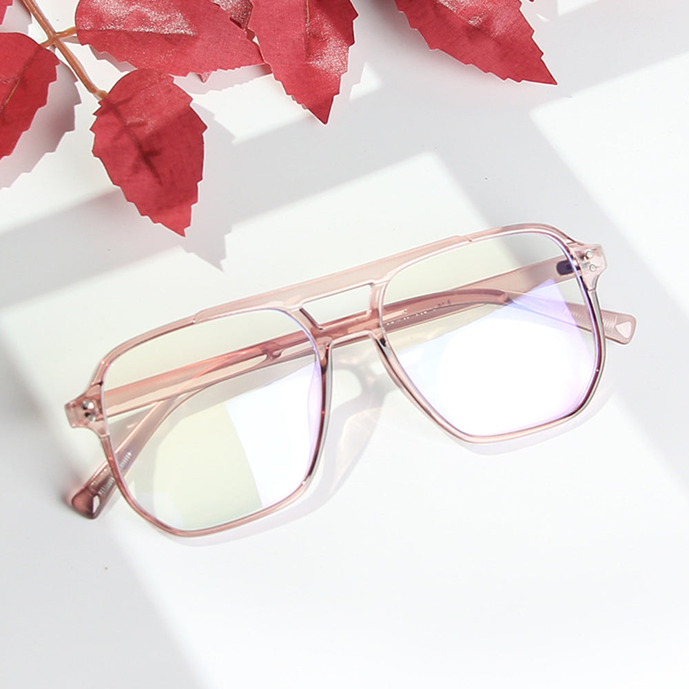 Techsuit - Anti-Blue Light Glasses Reflex PC (PC28014-C1) - Square - Black
