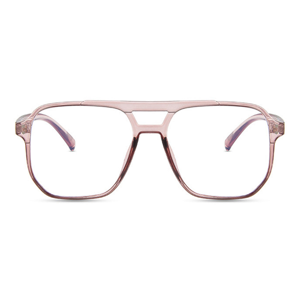 Techsuit - Anti-Blue Light Glasses Reflex PC (PC28014-C4) - Square - Pink