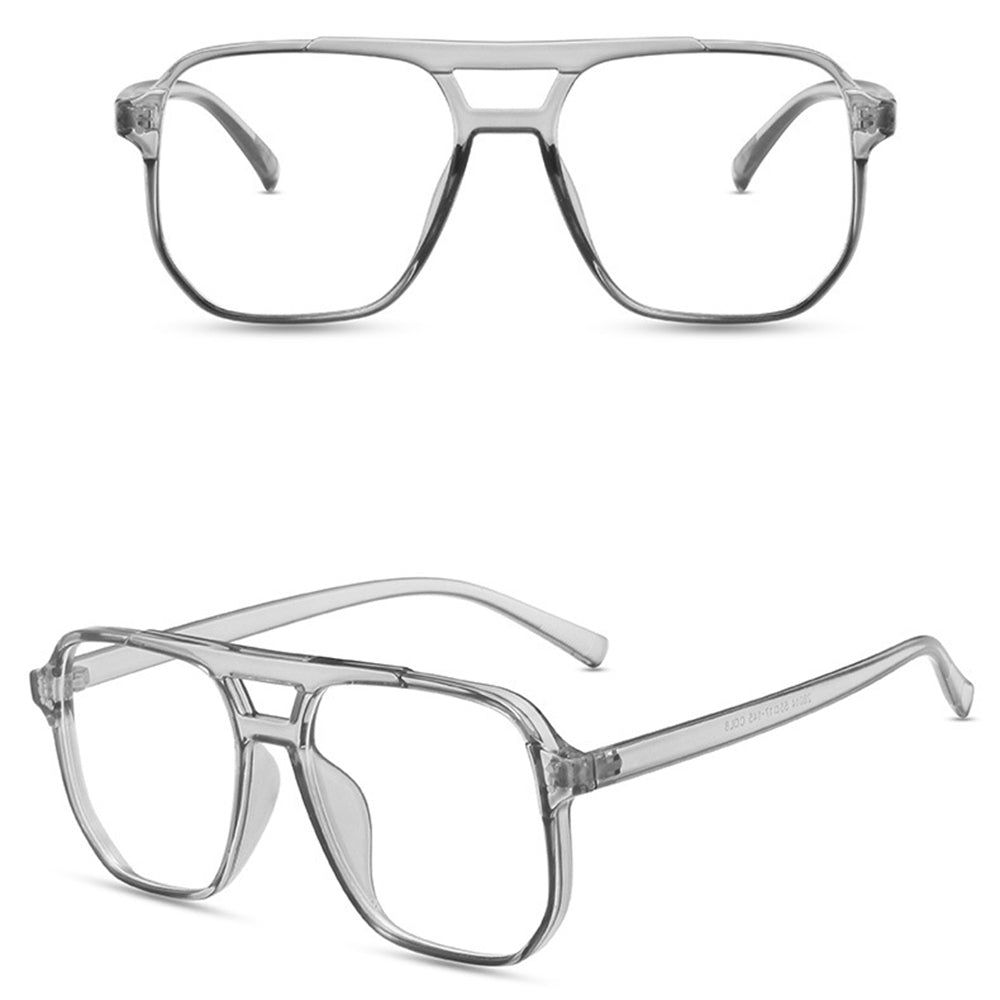 Techsuit - Anti-Blue Light Glasses Reflex PC (PC28014-C8) - Square - Clear